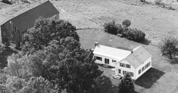 Vintage Aerial photo from 1988 in Bennington County, VT