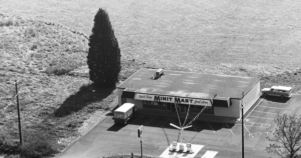 Vintage Aerial photo from 1968 in Clark County, WA