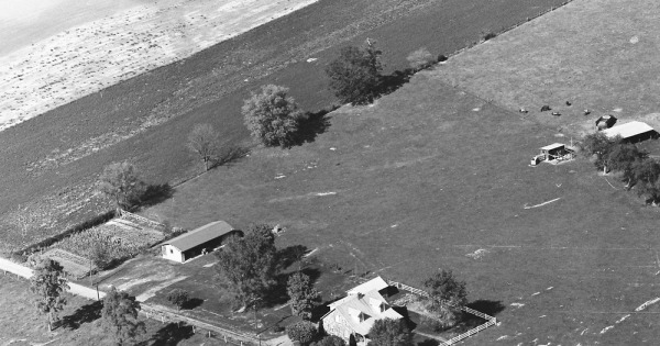 Vintage Aerial photo from 1965 in Rockingham County, VA