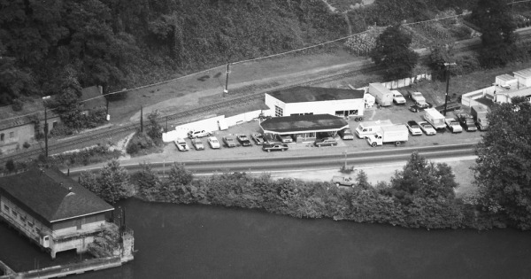 Vintage Aerial photo from 1984 in Fayette County, WV