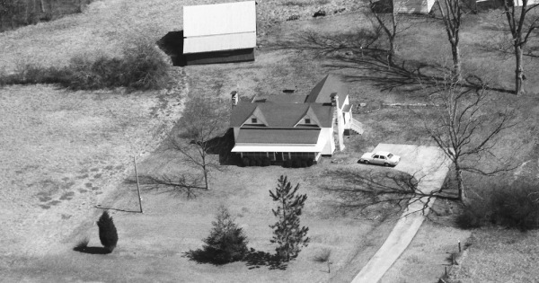 Vintage Aerial photo from 1987 in Carroll County, GA