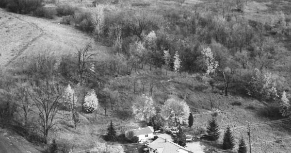 Vintage Aerial photo from 1985 in Wayne County, MI