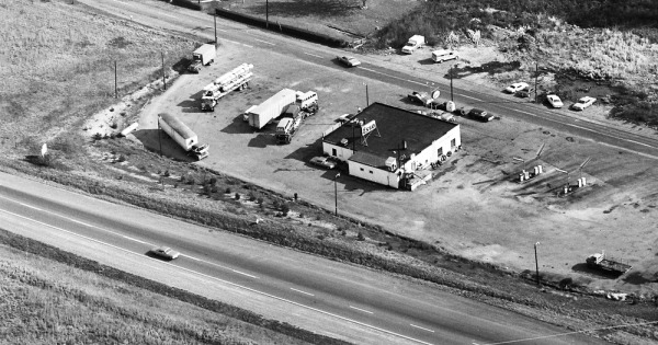 Vintage Aerial photo from 1967 in Frederick County, MD