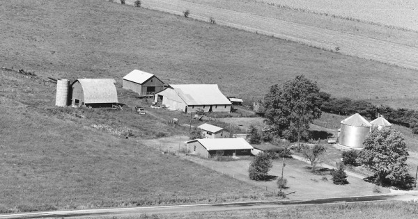 Vintage Aerial photo from 1978 in Vermillion County, IN