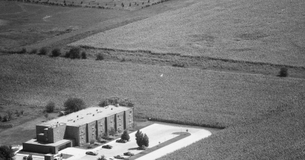 Vintage Aerial photo from 1988 in Sac County, IA