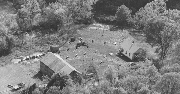 Vintage Aerial photo from 1980 in Spencer County, KY