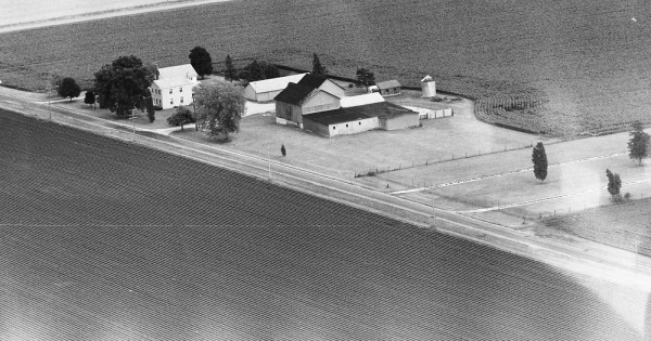 Vintage Aerial photo from 1980 in Will County, IL