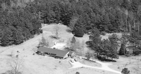Vintage Aerial photo from 1987 in Lee County, AL