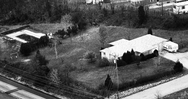 Vintage Aerial photo from 1974 in York County, PA