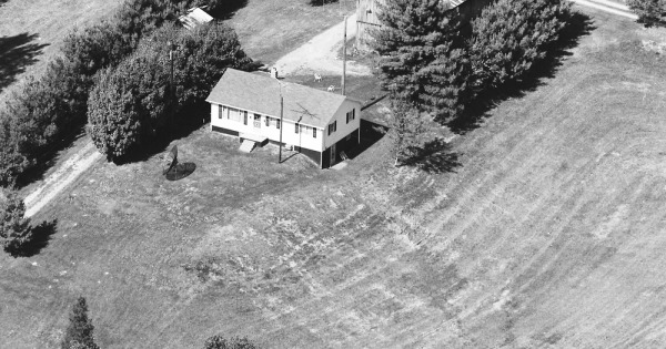 Vintage Aerial photo from 1987 in Lee County, VA