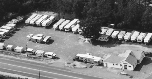 Vintage Aerial photo from 1995 in York County, ME