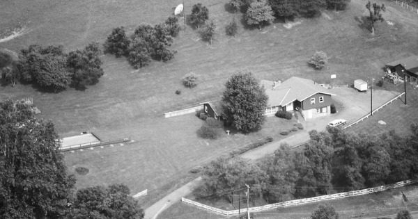Vintage Aerial photo from 1984 in Fayette County, WV