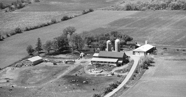 Vintage Aerial photo from 1980 in St. Croix County, WI