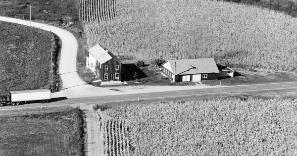 Vintage Aerial photo from 1980 in Jo Daviess County, IL