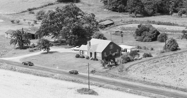 Vintage Aerial photo from 1983 in Cleveland County, NC