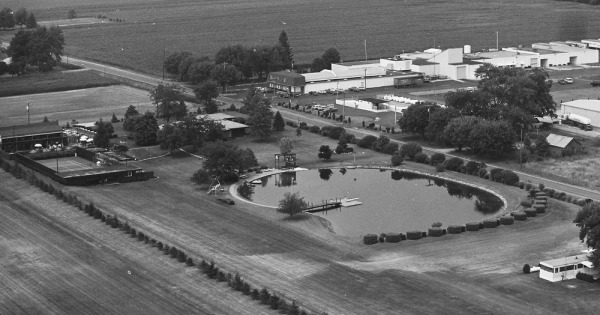 Vintage Aerial photo from 1981 in Henry County, OH
