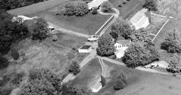 Vintage Aerial photo from 1988 in Ohio County, WV