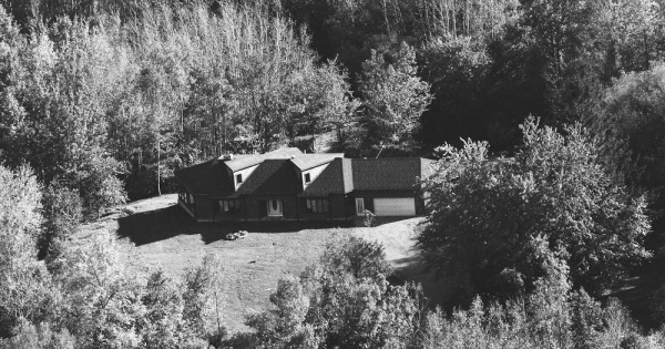 Vintage Aerial photo from 1984 in Monroe County, NY