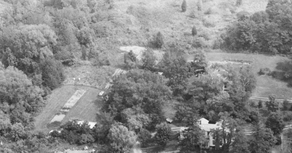 Vintage Aerial photo from 1982 in Cayuga County, NY