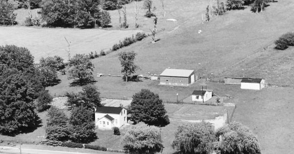 Vintage Aerial photo from 1968 in Morrow County, OH