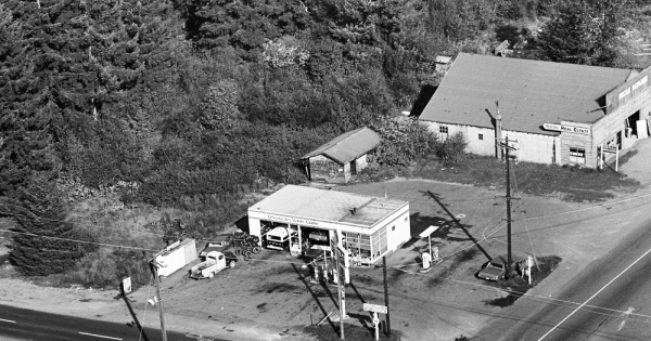 Vintage Aerial photo from 1968 in Clark County, WA
