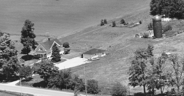 Vintage Aerial photo from 1978 in Knox County, IL