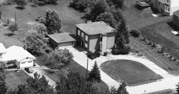 Vintage Aerial photo from 1985 in Wayne County, MI
