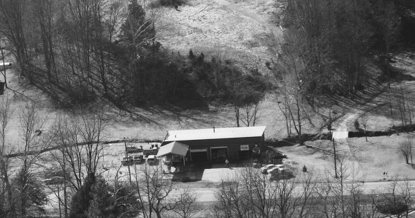 Vintage Aerial photo from 1985 in Barren County, KY
