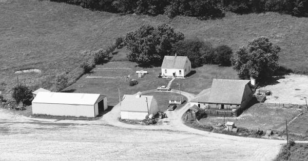 Vintage Aerial photo from 1982 in Tama County, IA