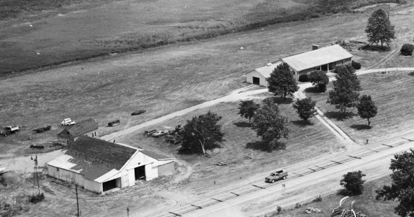Vintage Aerial photo from 1974 in Vermillion County, IN