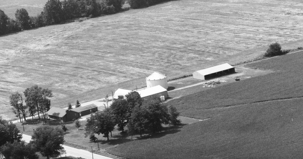 Vintage Aerial photo from 2004 in Warrick County, IN