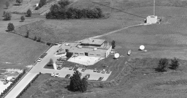 Vintage Aerial photo from 1984 in Polk County, IA