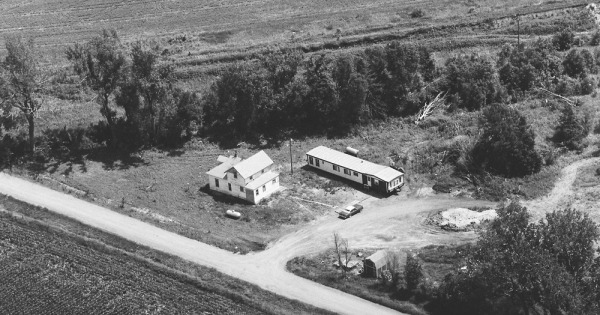 Vintage Aerial photo from 1983 in Nobles County, MN