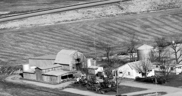 Vintage Aerial photo from 1984 in Pemiscot County, MO