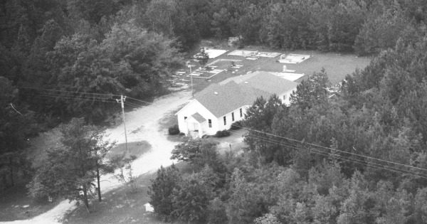 Vintage Aerial photo from 1990 in Crawford County, GA