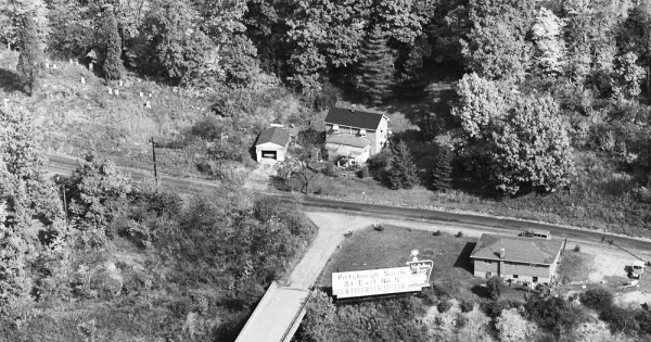 Vintage Aerial photo from 1970 in Westmoreland County, PA