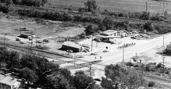Vintage Aerial photo from 1973 in Peoria County, IL