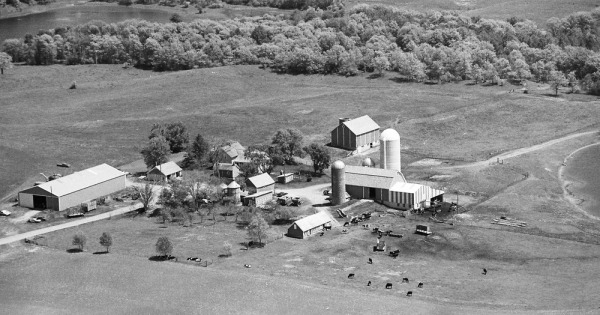 Vintage Aerial photo from 1980 in St. Croix County, WI