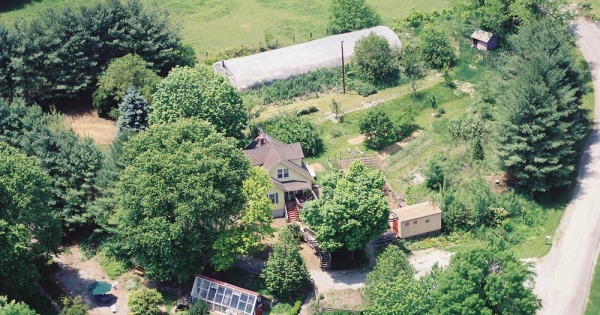 Vintage Aerial photo from 2002 in Montgomery County, VA