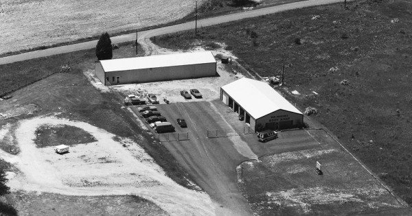 Vintage Aerial photo from 1984 in Anderson County, SC