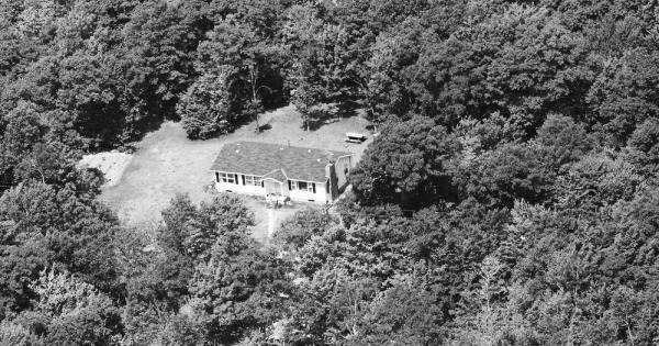 Vintage Aerial photo from 1986 in Rensselaer County, NY