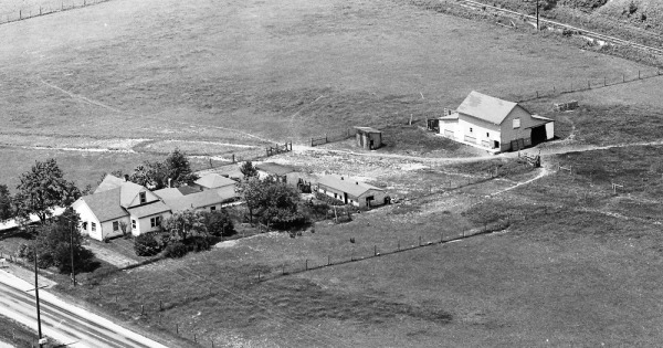 Vintage Aerial photo from 1964 in Madison County, OH