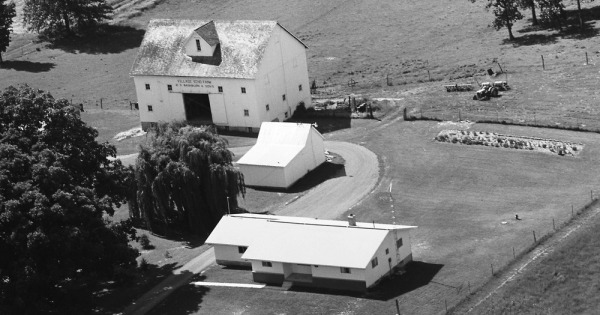 Vintage Aerial photo from 1969 in Marion County, OH
