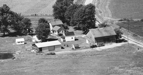 Vintage Aerial photo from 1981 in Lorain County, OH