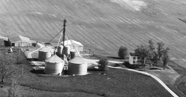 Vintage Aerial photo from 1984 in Jennings County, IN