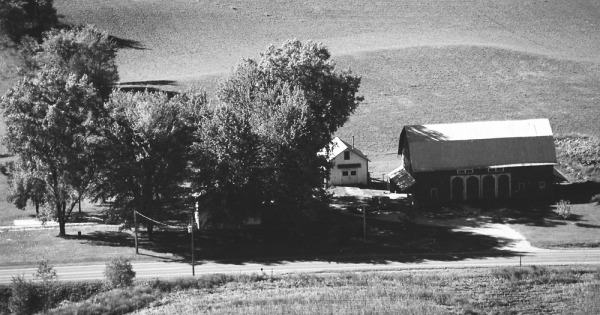 Vintage Aerial photo from 1976 in Whitley County, IN