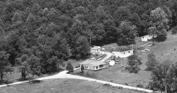 Vintage Aerial photo from 1985 in Monroe County, IN