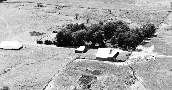 Vintage Aerial photo from 1971 in Shelby County, MO