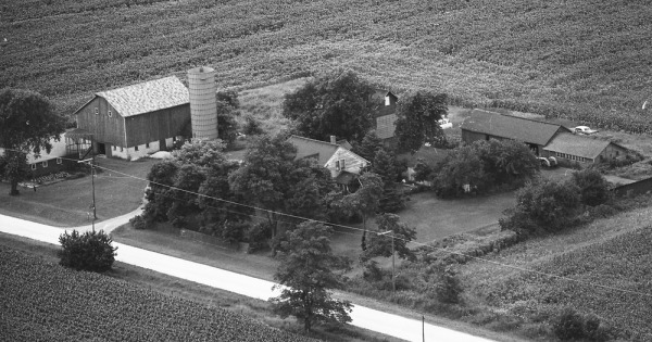 Vintage Aerial photo from 1975 in Will County, IL
