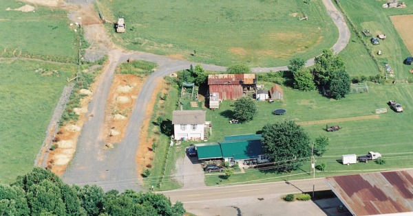 Vintage Aerial photo from 2004 in Washington County, TN